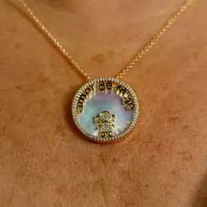 Colar Mandala Madreperola Filhos Menina