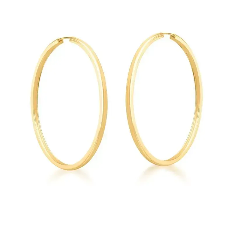 Argola Fio Quadrado Liso