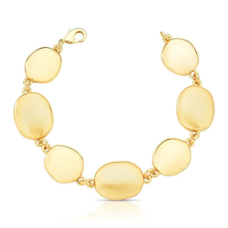 Pulseira Ovalada Intercaladas