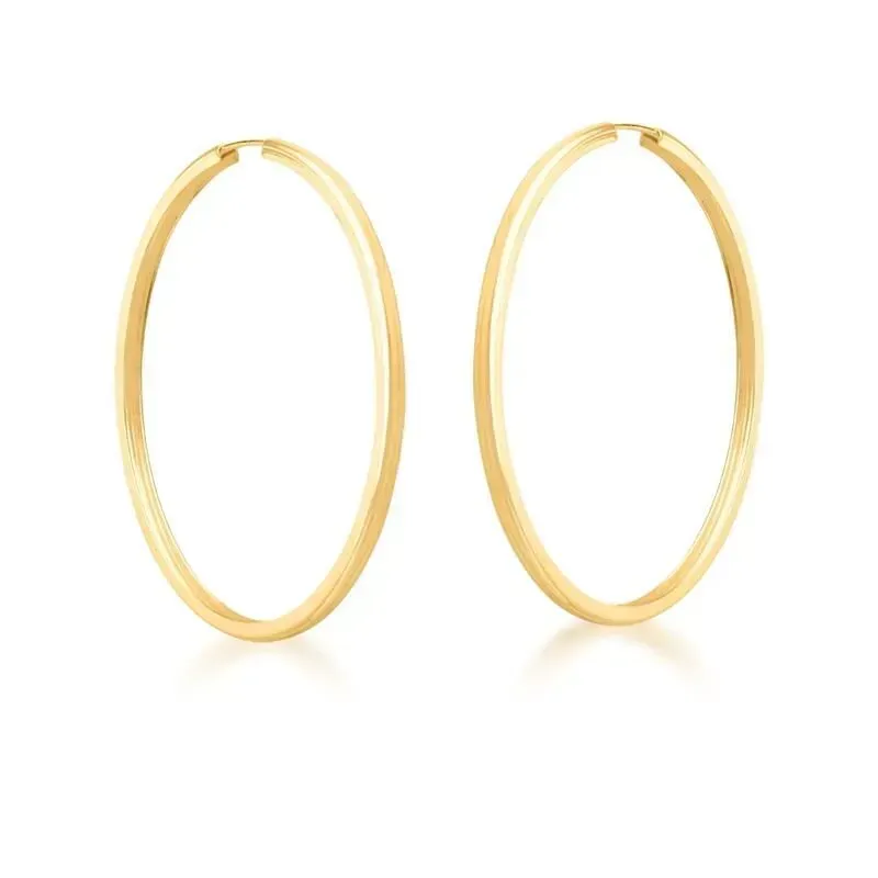 Argola Fio Quadrado Liso