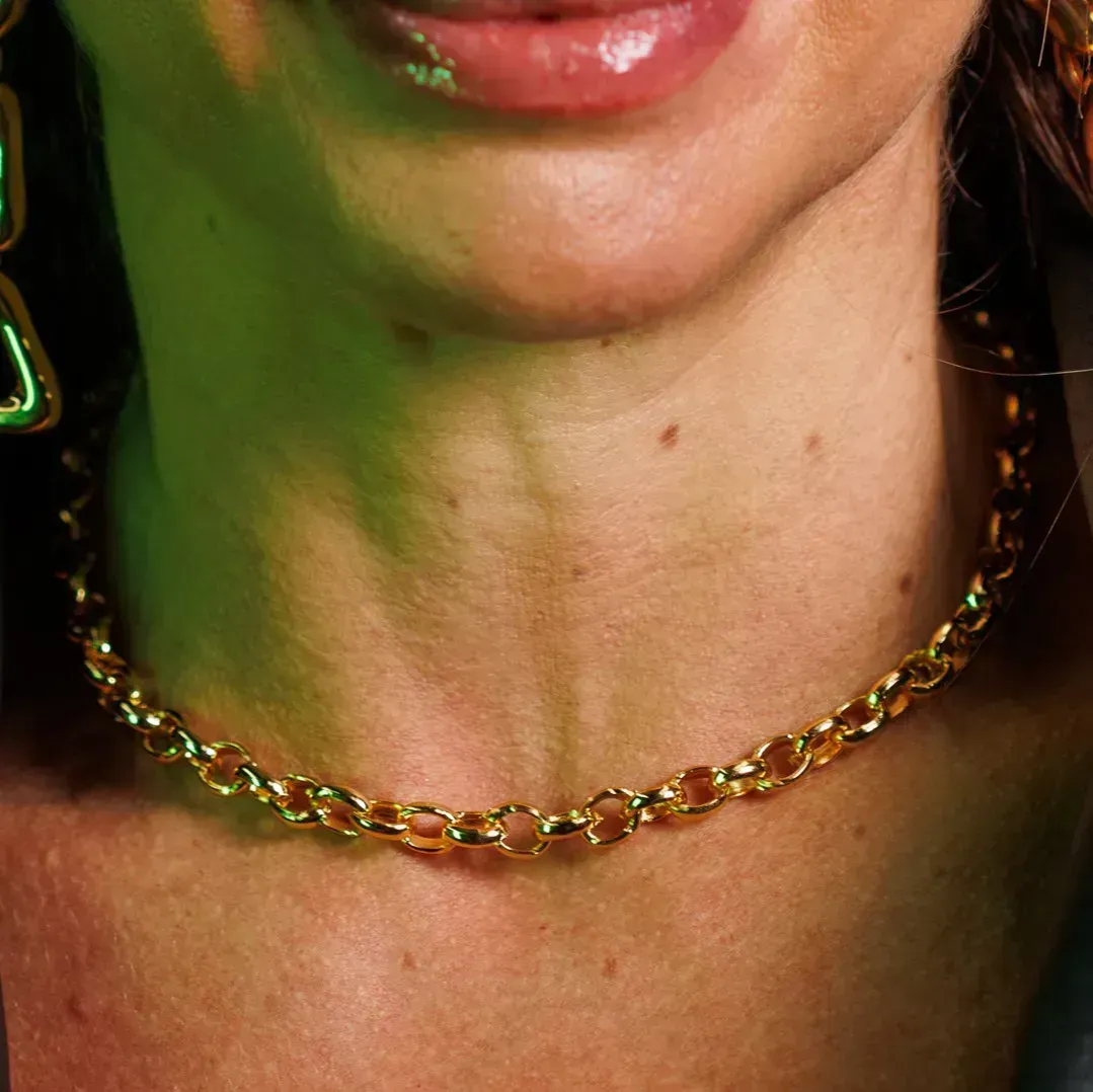 Choker Elo Português Liso