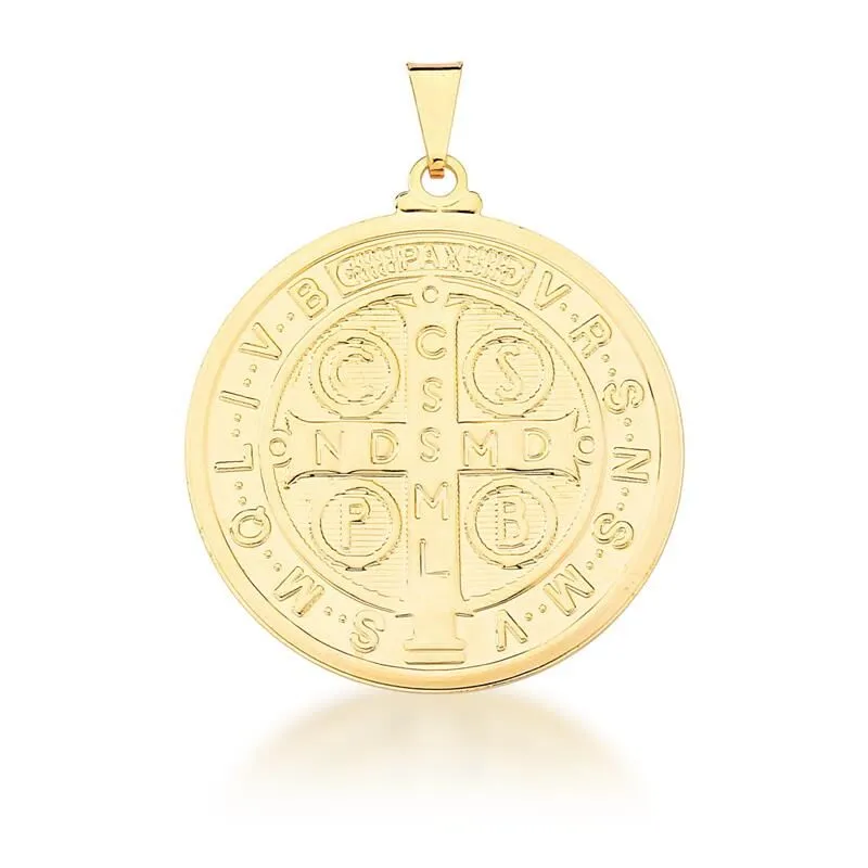 Pingente Medalha De São Bento Grande